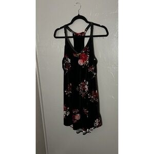 Floral women's Velvet Nighty Goth Whimsy Fairy Size XXL